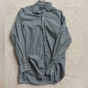 Ralph Lauren Polo Gingham Check Dress Shirt Green Medium